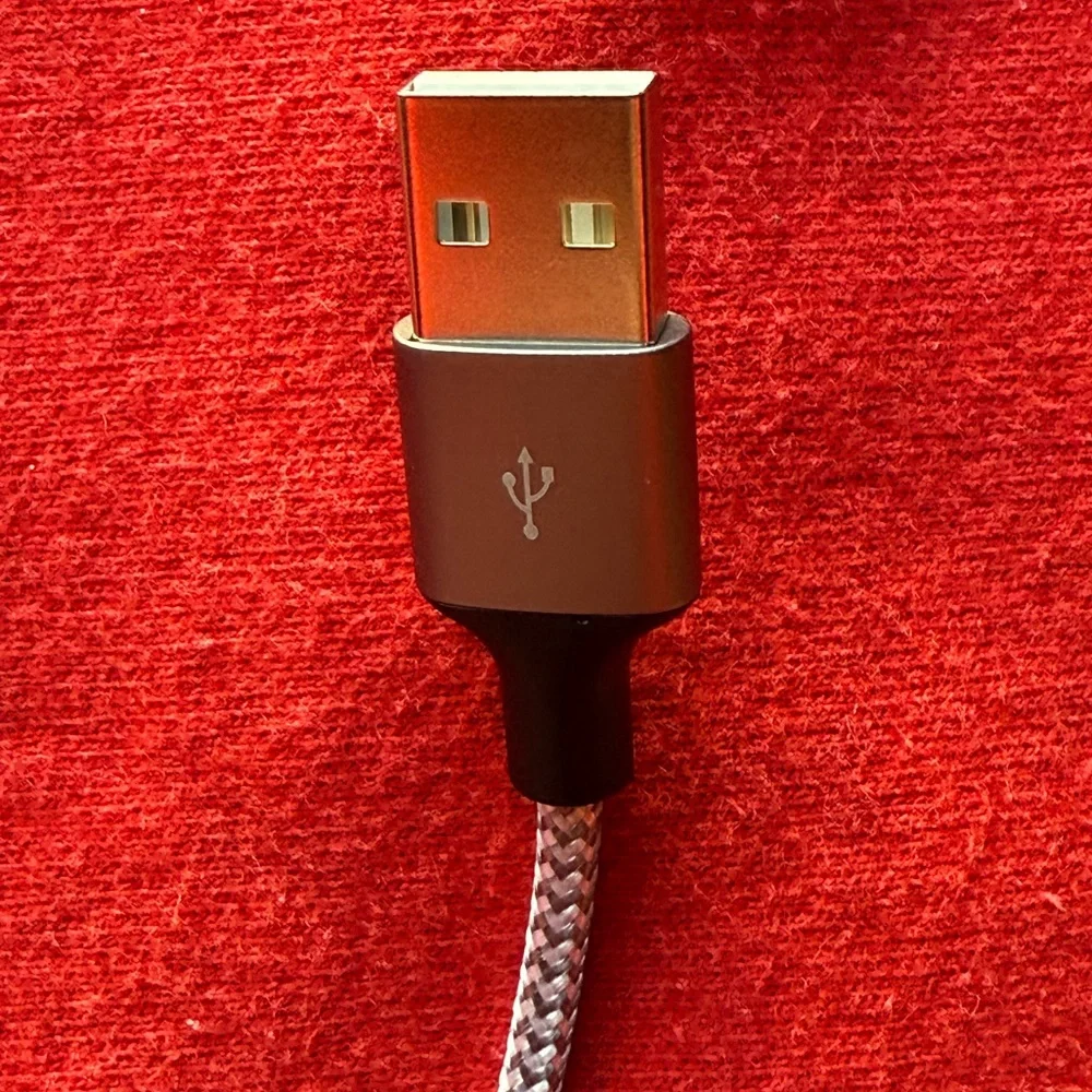 (3) 6’ iPhone Chargers. Braided USB Lightning Charging cables. 2 are brand new.